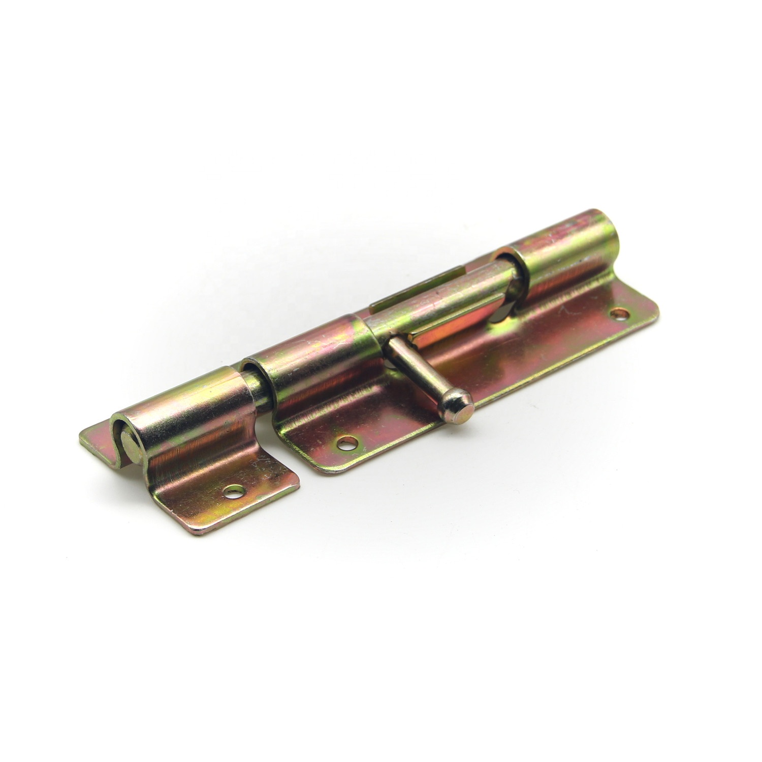 Стальной желтый оцинкованный дверной болт повышенной прочности