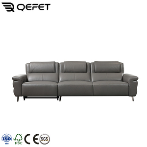 Poltrona reclinabile moderna, poltrona reclinabile, con vera <span class=keywords><strong>pelle</strong></span>, spugna di legno, imbottitura di <span class=keywords><strong>divani</strong></span> per soggiorno - Product Image 3