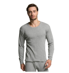 En gros 2 pièces longues johns <span class=keywords><strong>thermique</strong></span> <span class=keywords><strong>sous</strong></span>-vêtements Hommes 100 <span class=keywords><strong>coton</strong></span> col rond long johns mode style - Product Image 5