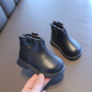 Bottes courtes décontractées pour bébé fille, mode enfant, antidérapantes, épaisses et chaudes pour l'automne et l'hiver - Product Image 2