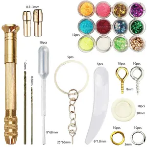 Diy Crystal Drop Letter Molds Silicone Alphabet Jewelry Resin Keychain Epoxy Molds Earring for Women and Girls