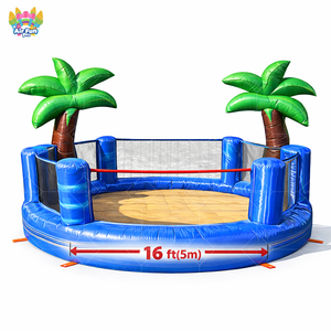 AirFunPro <span class=keywords><strong>Isla</strong></span> Inflable de PVC para Niños, <span class=keywords><strong>Castillo</strong></span> Interactivo Portátil para Interiores y Exteriores, Parque de Diversiones Inflable de PVC - Product Image 4