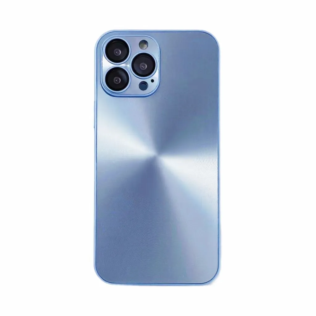 Nouveau étui de sensation de toucher de la peau d'origine mat électrolytique avec film de lentille intégré en métal pour iPhone 13 14 15 Pro Max couverture brillante