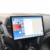 Autoradio 13,1'' 8 cœurs 4G DSP Wifi Carplay sans fil Auto GPS Lecteur stéréo Multimédia Android pour Hyundai SantaFe IX45