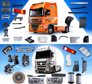 1875553 1892197 Parafango Posteriore in PP con Parti di Fissaggio Senza Paraspruzzi per <span class=keywords><strong>DAF</strong></span> LHDaf CF75 <span class=keywords><strong>85</strong></span> <span class=keywords><strong>CF</strong></span> E6 XF95 XF105 XF E6 - Product Image 2
