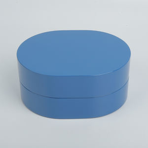 Boîte à bijoux en bois faite à la main DS, en velours, MDF, coton, moderne, élégante, pour accessoires précieux, porte-bagues, en daim, en carton - Product Image 4