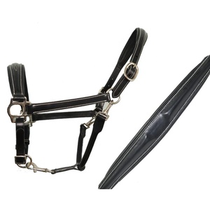 Top Quality Custom Made Fancy Fur Pure Leather Horse <b>Halter</b> With Soft Fur in Cheap Price - Product Image 3