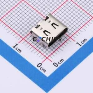 TYPEC-304YDSW-ACP16 USB Connector SMD Connector ( Connector Type: Type-C )( Protocol Standard: USB 3.1 )( Gender: Female ) - Product Image 1