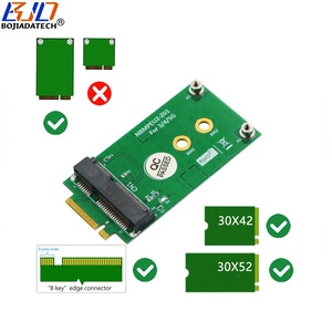 Bộ chuyển đổi không dây NGFF M.2 key B sang Mini PCI-E mpcie không có khe cắm thẻ Sim cho mô-đun <span class=keywords><strong>Modem</strong></span> 5G 4G LTE <span class=keywords><strong>GSM</strong></span> WWAN - Product Image 3