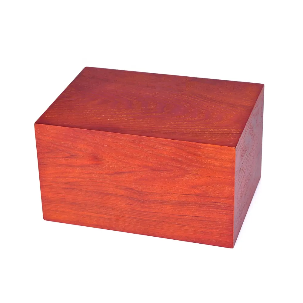 맞춤형 고체 항아리 화장 재 나무 항아리 상자 단단한 나무 보석 상자