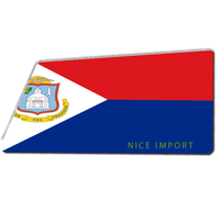 Tapis de sol d'intérieur à motif drapeau de Sainte-Kitts-et-Névis, tapis d'entrée, tapis de bienvenue extérieur, tapis de sol à profil bas pour entrée et patio