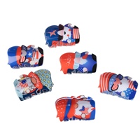 Pince à cheveux requin personnalisable avec logo, série de personnages de dessins animés Fête de l'Indépendance, accessoire pour chignon femme