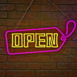 Offene LED-Neonlicht-Schilder 3D-Kunst Dekorative Geschäfts-, Bar- und Restaurant-Schilder für Werbung - Product Image 5