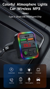 P18 BT FM Transmitter Car Charger PD + Dual USB nhanh phí Thuốc lá nhẹ hơn đài phát thanh <span class=keywords><strong>Receiver</strong></span> âm nhạc Máy nghe nhạc rảnh tay cuộc gọi - Product Image 6