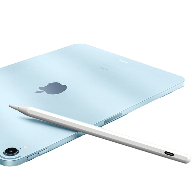 High Quality Aluminum Active Capacitive Stylus Pen Nib Replacement Palm Rejection Tilt Angle Sensing for Mobile Tablets Android