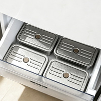 Hoge kwaliteit pure titanium doos, lekvrij, vershoudend, voedselcontainer, meerdere maten, koelkast opbergdoos, fruit bewaardoos, verzegeld, keuken