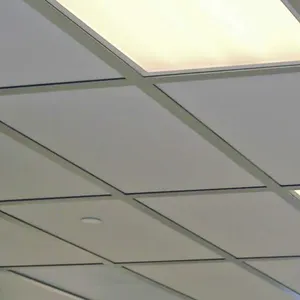 फैक्टरी लाइव रूम सिनेमा अस्पताल ध्वनिक पैनल खनिज ऊन बोर्ड खनिज फाइबर छत टाइल