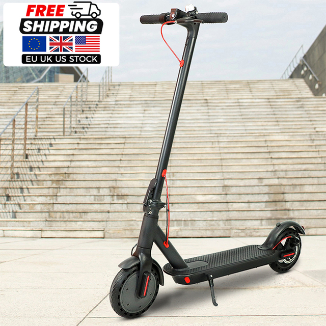 US UK EU Germany Warehouse Portable 36V 10Ah Fast E Scooter Folding Long Range City Electric Scooters for Adult