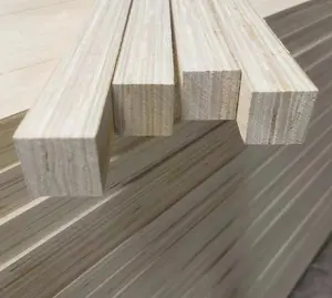 Tableros de encofrado de madera contrachapada LVL Plantilla de madera blanda Madera contrachapada de encofrado amarillo de 3 capas
