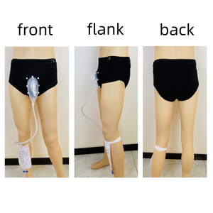 External <strong>Male</strong> Urine Drainage Bag with <strong>Catheter</strong> and Men's Underwear Urine Bag for Man Urine Collection Bag Set - Product Image 3