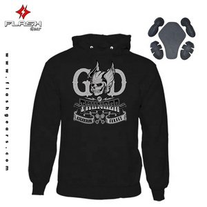 Áo Khoác Lông Cừu Có Mũ Cho Nam, Áo Khoác Nỉ Sợi Aramid Gia Cố Cho Người Đi Xe Máy, Áo Khoác Lông Cừu Thời Trang Thoải Mái Thường Ngày - Product Image 5