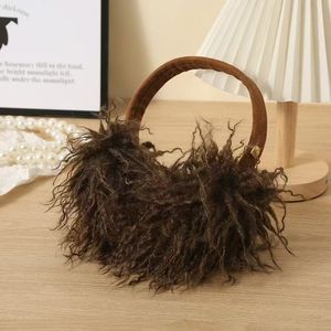 <span class=keywords><strong>Cache</strong></span>-oreilles d'hiver rétro en peluche avec pompons, style Miu, en fausse fourrure haut de gamme, <span class=keywords><strong>cache</strong></span>-oreilles tendance pour femmes, fabriqués en Chine - Product Image 5