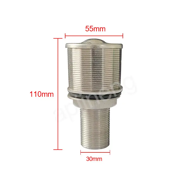 Yeni kullanılan paslanmaz çelik rima eleği filtre ucu endüstriyel filtrasyon çekirdek örgü filtre eleman
