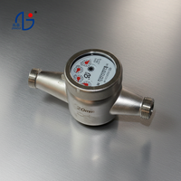 Compteur d'eau horizontal multi-jets à palettes rotatives en acier inoxydable 304, type humide, protection IP68, DN15-50, marque OEM ZHAOJI, anti-buée