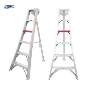 Heavy Duty Agriculture Orchard Aluminum Tripod Ladder for Cherry Picking