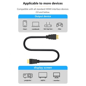 Xput China Venta al por mayor 18Gbps 4K 60Hz 3D 1080P <span class=keywords><strong>HDMI</strong></span> a <span class=keywords><strong>HDMI</strong></span> 2,0 Cable Fabricantes 1M 1,5 M 1,8 M 2M <span class=keywords><strong>3M</strong></span> 5M 10M 15M 20M 25M 30M - Product Image 4