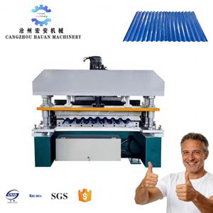 Maquinaria de Fabricación de Tejas de Acero de Color de Alta Resistencia, Máquina de Conformado de Rollos Totalmente Automática - Product Image 1