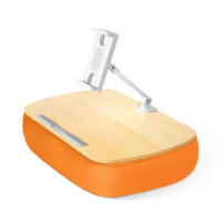 OEM Vente en gros Support portable en aluminium souple réglable Rotation à 360 degrés Support plat pour téléphone portable et tablette pour une utilisation de bureau