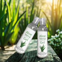 Gel d'aloe vera éclaircissant, blanchissant, lissant et apaisant pour le visage et le cou, peau sèche/démangeaisons, 100% pur naturel certifié biologique
