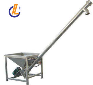 Paslanmaz çelik 45 derece açı boru tüp vidalı konveyör makine için tuz - Product Image 2