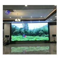 Pantalla LED HD P1.8 P2 P2.5 Panel COB Interior, Pantalla de Video LED Fija sin Costuras para Conferencias
