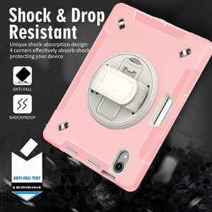 [Funda para tableta resistente] Pink Tpu Pc Kickstand Anti Scratch Funda para tableta a prueba de golpes para <span class=keywords><strong>Ipad</strong></span> <span class=keywords><strong>Mini</strong></span> 6 8,3 pulgadas <span class=keywords><strong>2021</strong></span> Funda para niños - Product Image 3