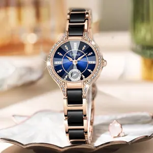 LABAOLI ceramic watch band buckle custom watch waterproof natural diamond watch waterproof ladies free shipping low price