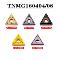 Japon Original TNMG160404/08 MA MS Inserts de tournage | Triangle CNC Outils de coupe en carbure de tour externe HRC60