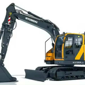 En Stock, Nueva Excavadora de Cadenas Hyundai HX130/Excavadora de Cadenas Hyundai 130 de Corea, Máquina de 13 Toneladas - Product Image 1