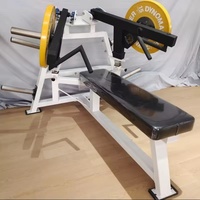 Équipement de fitness pour la musculation, presse à pectoraux plate réglable en acier, machine d'exercice pour les épaules et les bras, pour la musculation
