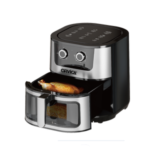 Home <b>Appliances</b> Small <b>Kitchen</b> <b>Appliances</b> Air Fryers Stainless Steel Intelligent Automatic Electric Air Fryer - Product Image 1
