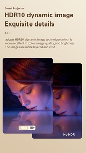 โปรเจคเตอร์ Google-TV Certified สำหรับโฮมเธียเตอร์ ภาพยนตร์ 1080P ชาร์จไฟได้ 4K-Laser 3D TV ความสว่างสูง Wifi สำหรับเล่นเกมส์ ฉายภาพกลางแจ้ง - Product Image 5