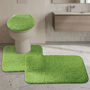 Ensemble de tapis de bain vert pour salle de bain, exportateur indien, couleurs personnalisables - Product Image 2