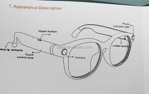Smart Audio Glasses 8MP Video Camera Wi-Fi Transfer Audio Record Smart AI Sunglasses <b>with</b> Dual Lenses UV Photochromic Sunglasses - Product Image 4