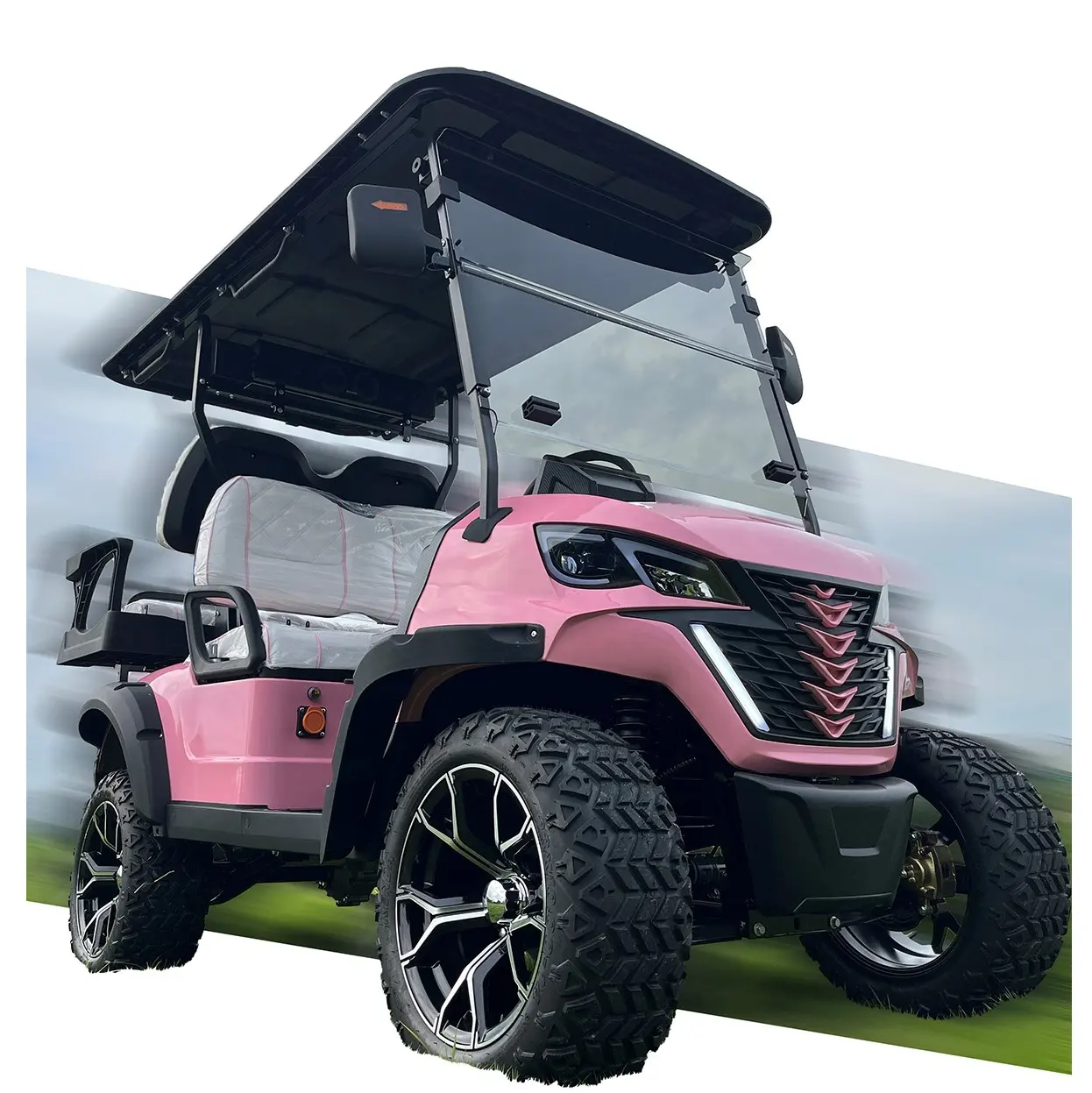 Fabrika fiyat en kaliteli pembe Yamaha Golf arabası 2023 satılık elektrikli kulüp araba Offroad