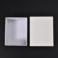 Boîtes cadeaux rigides en carton blanc de luxe pour l'emballage de bijoux, les fêtes nuptiales, les cadeaux d'anniversaire et les cadeaux de fêtes