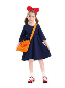 Disfraz de Halloween, Cosplay de Personaje de Anime, Disfraz de <span class=keywords><strong>Kiki</strong></span>'<span class=keywords><strong>s</strong></span> <span class=keywords><strong>Delivery</strong></span> <span class=keywords><strong>Service</strong></span>, Vestido de Bruja <span class=keywords><strong>Kiki</strong></span>, Conjunto de Carnaval para Padres e Hijos - Product Image 3