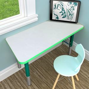 Design moderne Kinderschreibtisch Esstisch Table <span class=keywords><strong>en</strong></span> bois vintage européenne pour la maison salon école salle de classe réglable <span class=keywords><strong>en</strong></span> métal - Product Image 5