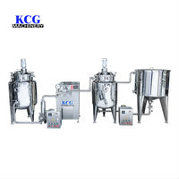 Équipement de ligne de production alimentaire et de boissons, réservoir mélangeur en acier inoxydable avec agitateur, moteur, capacité 300L pour la production de lait et de jus