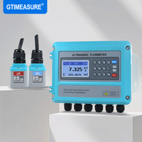 Medidor de Flujo Ultrasónico Industrial OEM Personalizado, Medidor de Flujo Ultrasónico de Largo Alcance Sin Contacto, Medidor de Flujo de Agua Ultrasónico